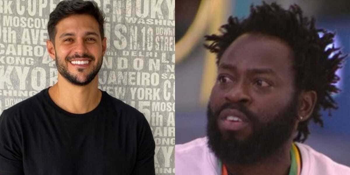 BBB22: Douglas Silva insulta Rodrigo, mesmo ele já não estando na casa (Foto: Reprodução/Montagem)