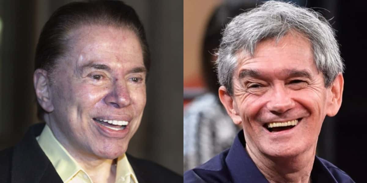 Silvio Santos e Serginho Groisman (Foto: Reprodução)