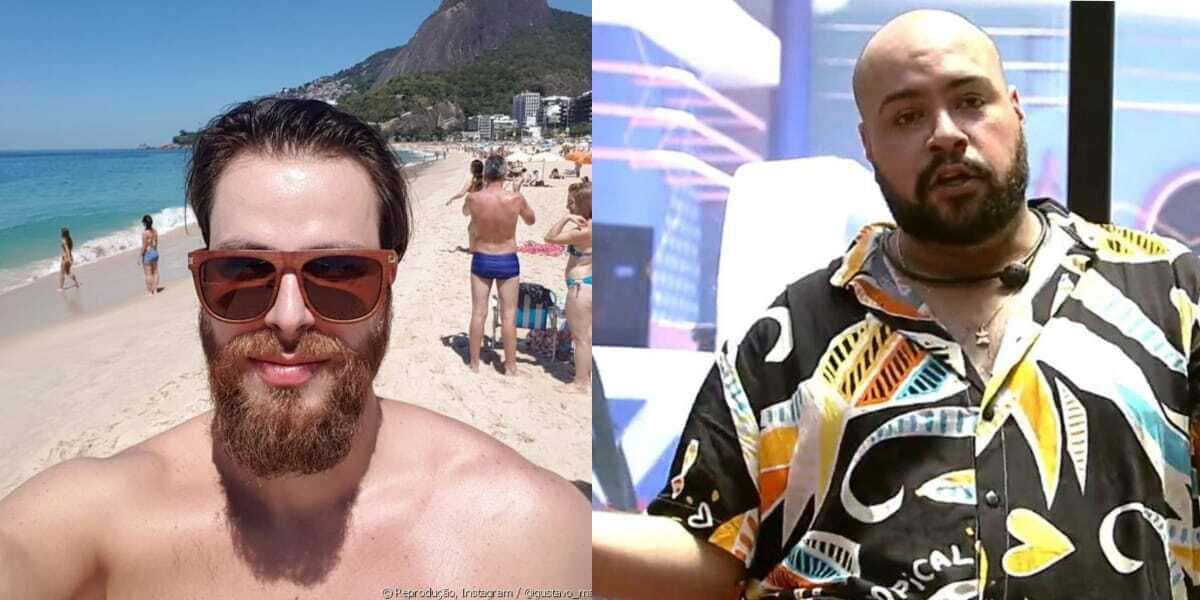 BBB22: Tiago Abravanel leva bronca de Gustavo (Foto: Reprodução/Montagem)