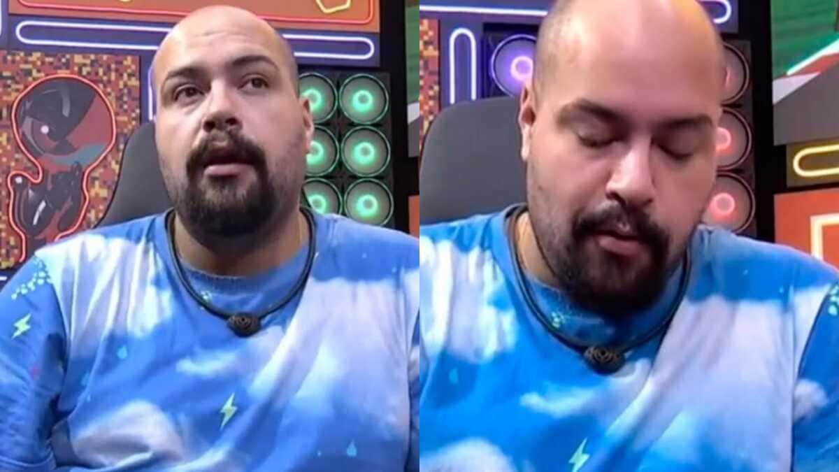 BBB22: Tiago Abravanel acredita que o discurso de Tadeu Schmidt foi para ele (Foto: Reprodução/Montagem)