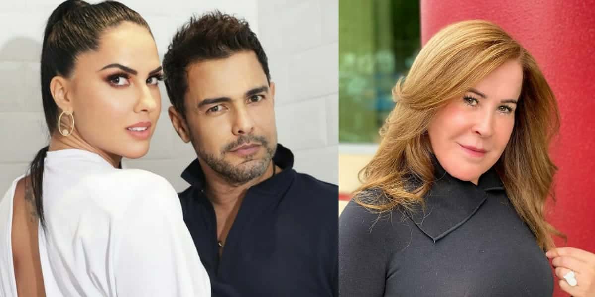Zezé Di Camargo, Graciele e Zilú Godoy (Foto: Reprodução)