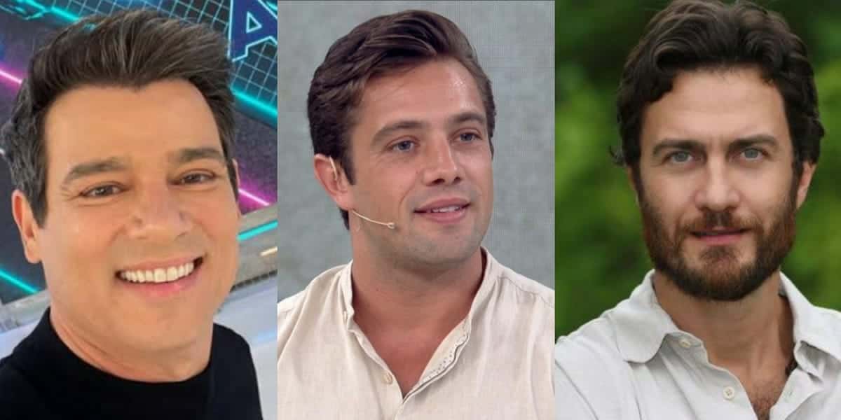 Celso Portiolli, Gabriel Braga e Rafael Cardoso (Foto: Reprodução)