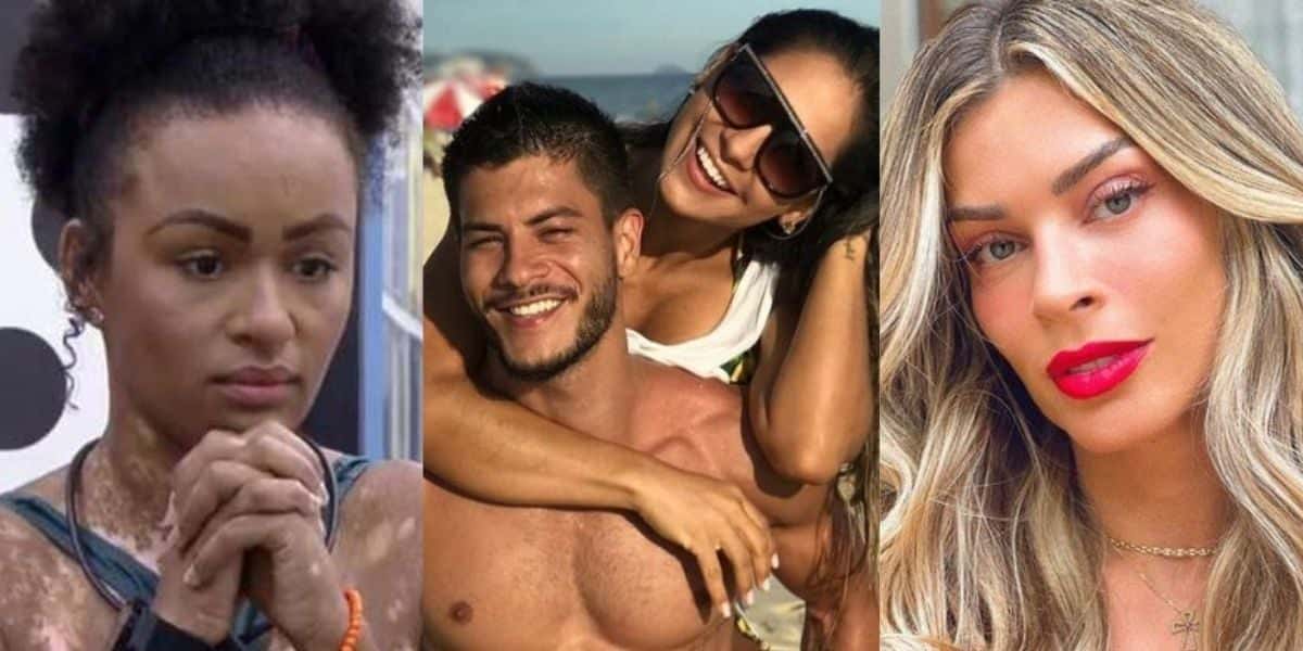 Natália no BBB22, Arthur Aguiar, Maira Cardi e Grazi Massafera (Reprodução)