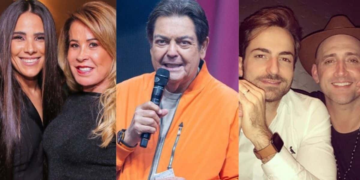 Wanessa, Zilu, Faustão, Thales e Paulo Gustavo (Reprodução)