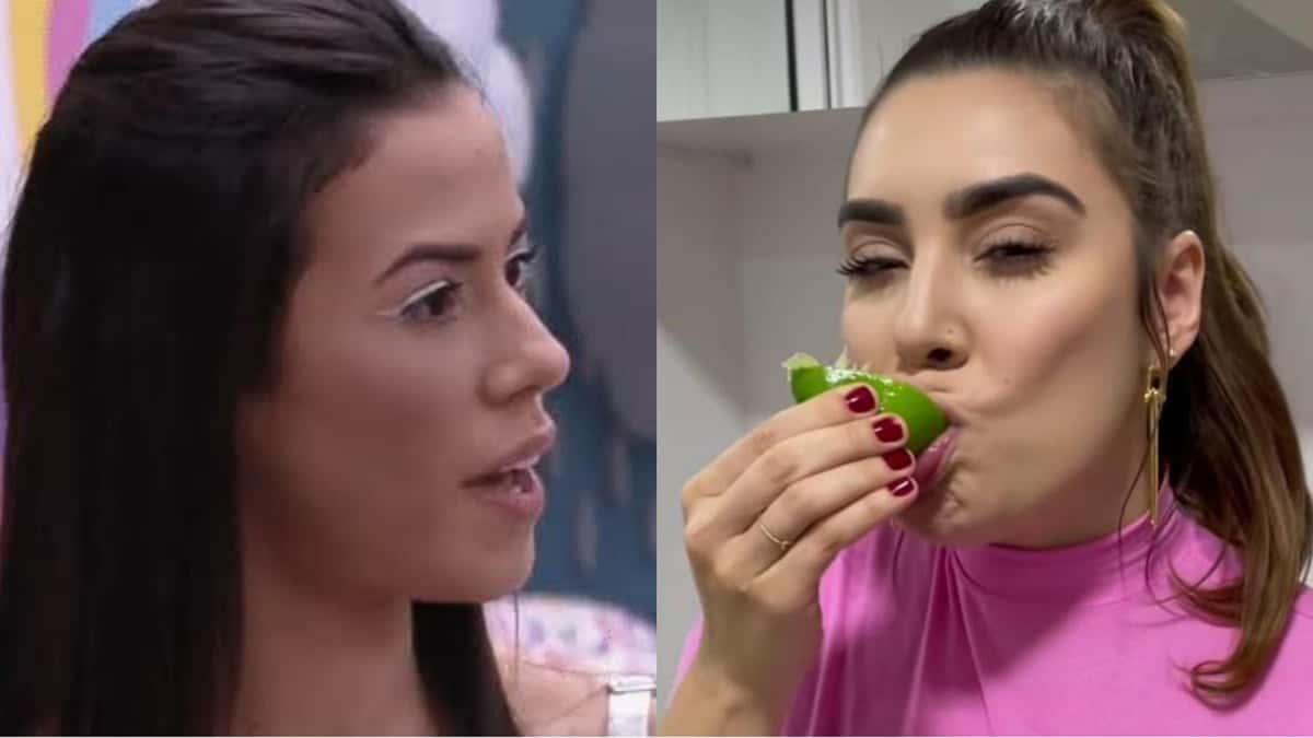 Larissa chama Naiara de "falsa" e sertaneja provoca na internet (Montagem/ Reprodução)