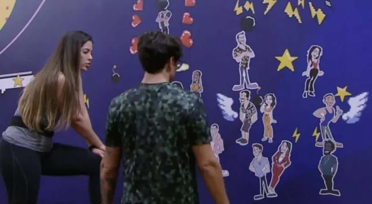 Membros do quarto lollipop chegam em nome para votação da semana no BBB22 (Reprodução/ Globoplay)