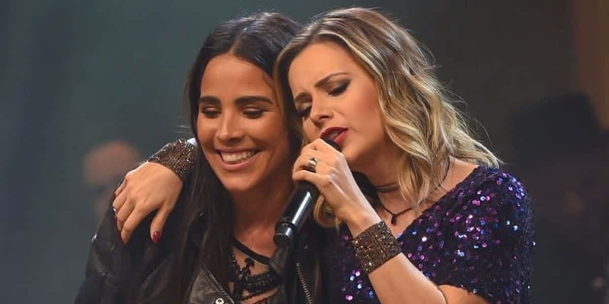 Wanessa ao lado de Sandy (Foto: Reprodução)