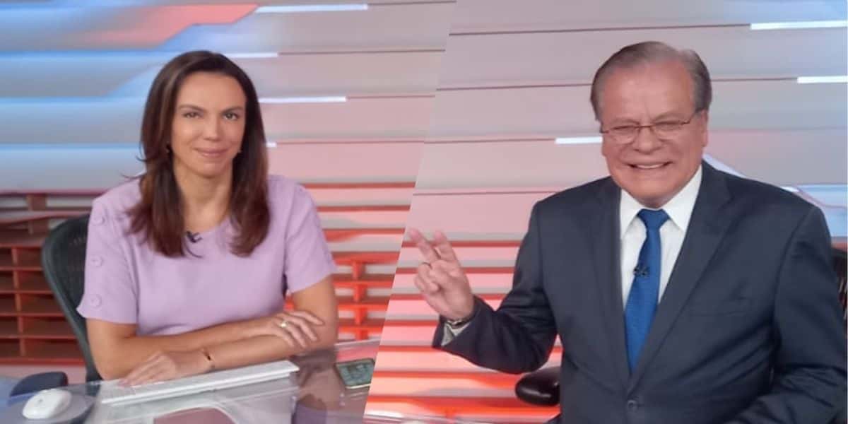 Ana Paula Araújo e Chico Pinheiro (Montagem: TV Foco)