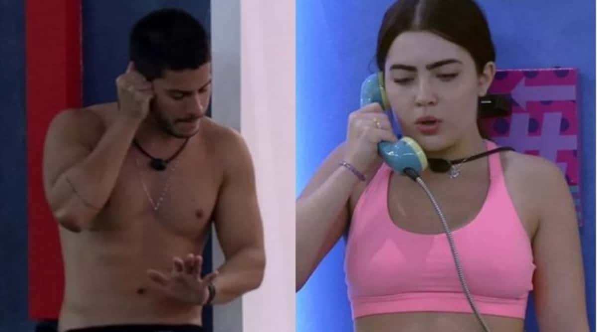 BBB22: Arthur Aguiar imita Jade Picon atendendo Big Fone e debocha: "Vamo paredão?" (Foto: Reprodução / Globoplay)