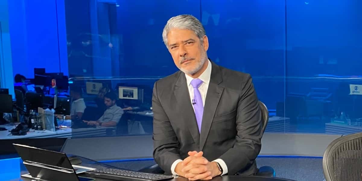 William Bonner no "Jornal Nacional" (Foto: Reprodução/TV Globo)