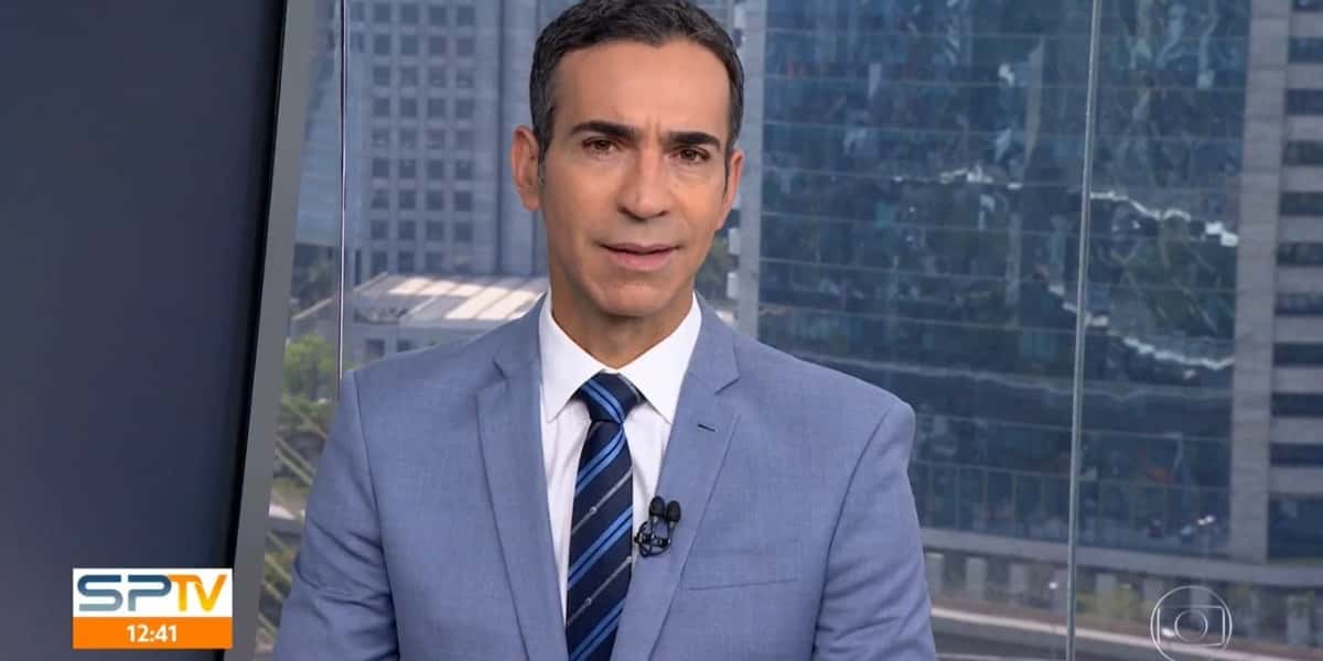 Cesar Tralli apresentava o "SP1", que agora é comandado por Alan Severiano (Foto: Reprodução/TV Globo)