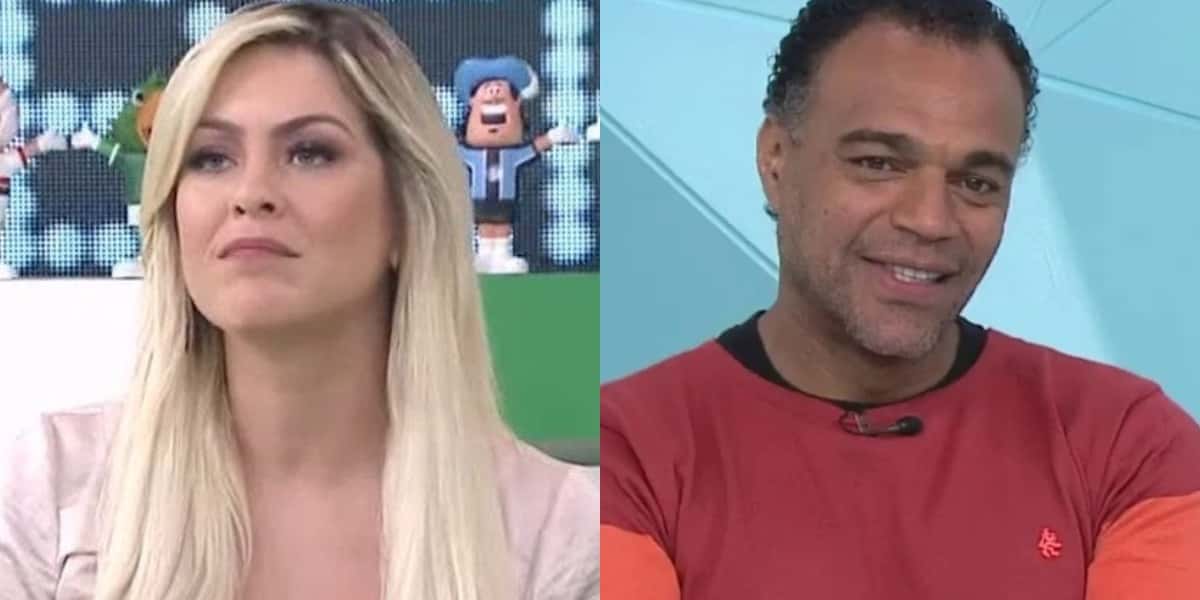 Renata Fan e Denílson já tiveram desentendimento (Foto: Reprodução)