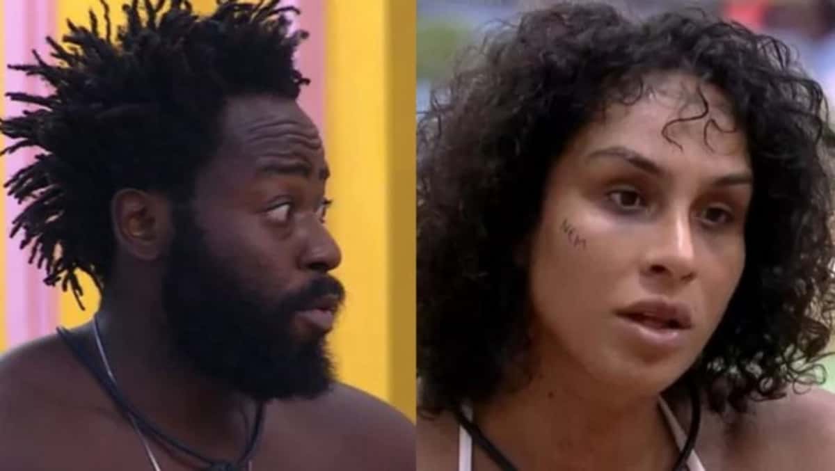 Douglas Silva falou sobre liderança de Lina (Foto: Reprodução / Globoplay)