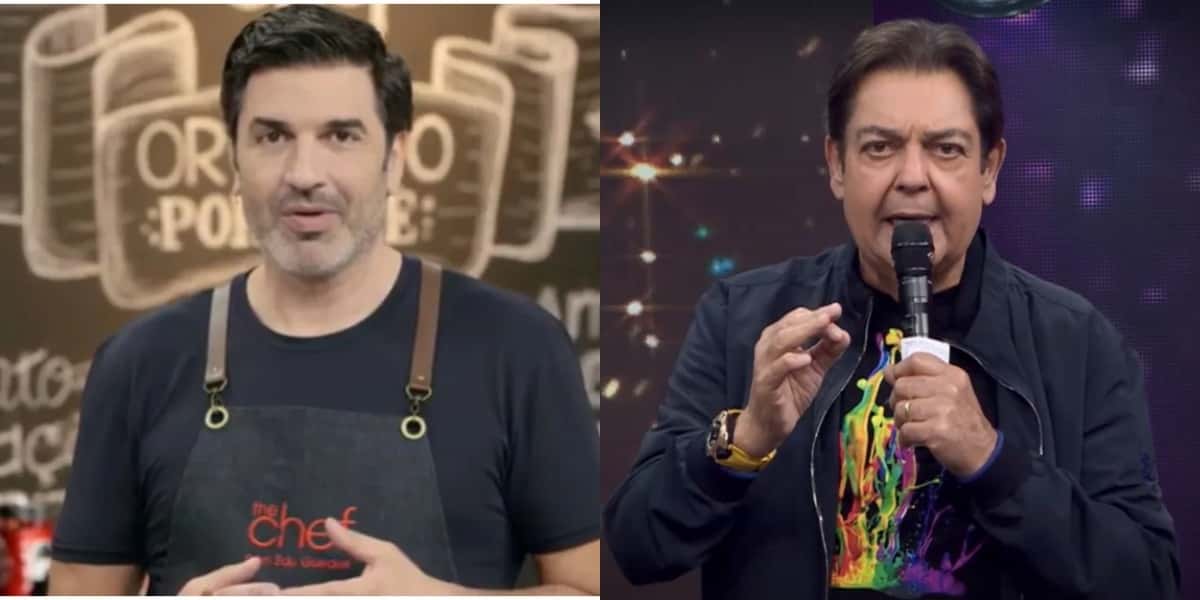 Edu Guedes e Faustão - Foto: Reprodução