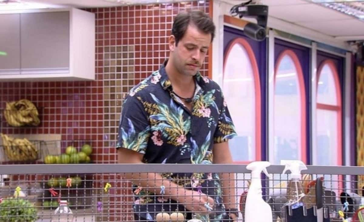 BBB22: Gustavo revelou desejo por Paulo André (Foto: Reprodução / Globoplay)