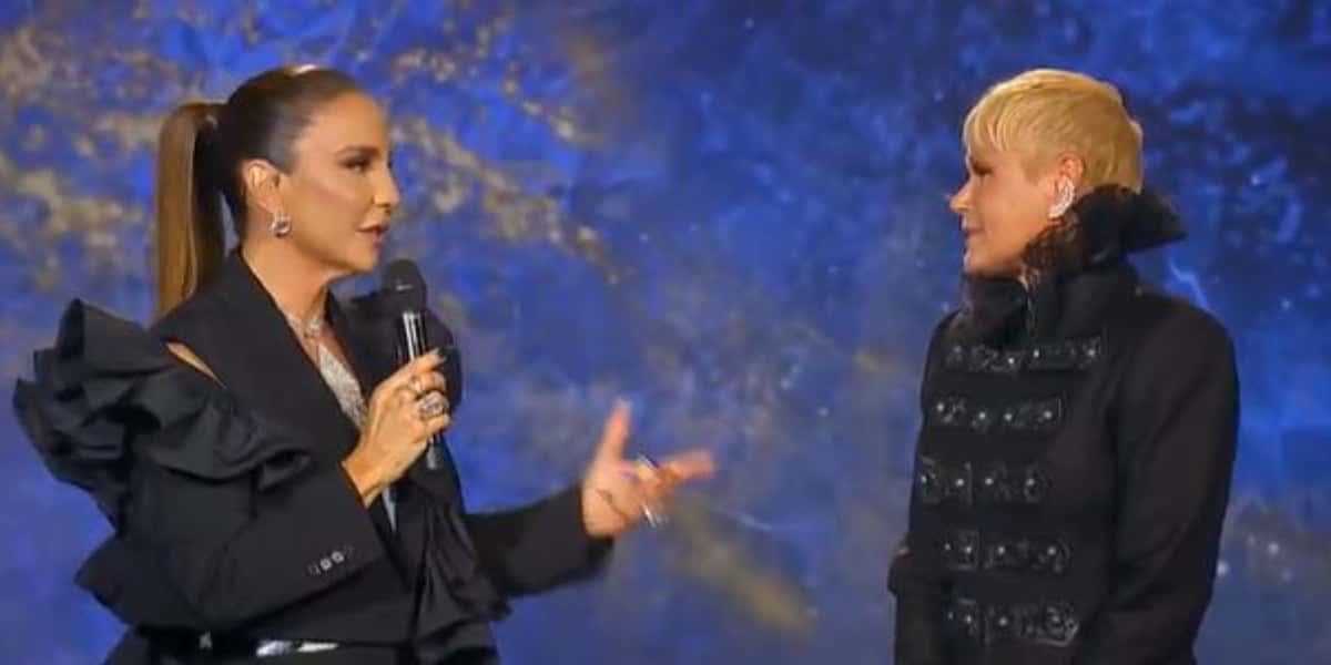 Ivete Sangalo e Xuxa Meneghel no "The Masked Singer Brasil" (Foto: Reprodução/TV Globo)