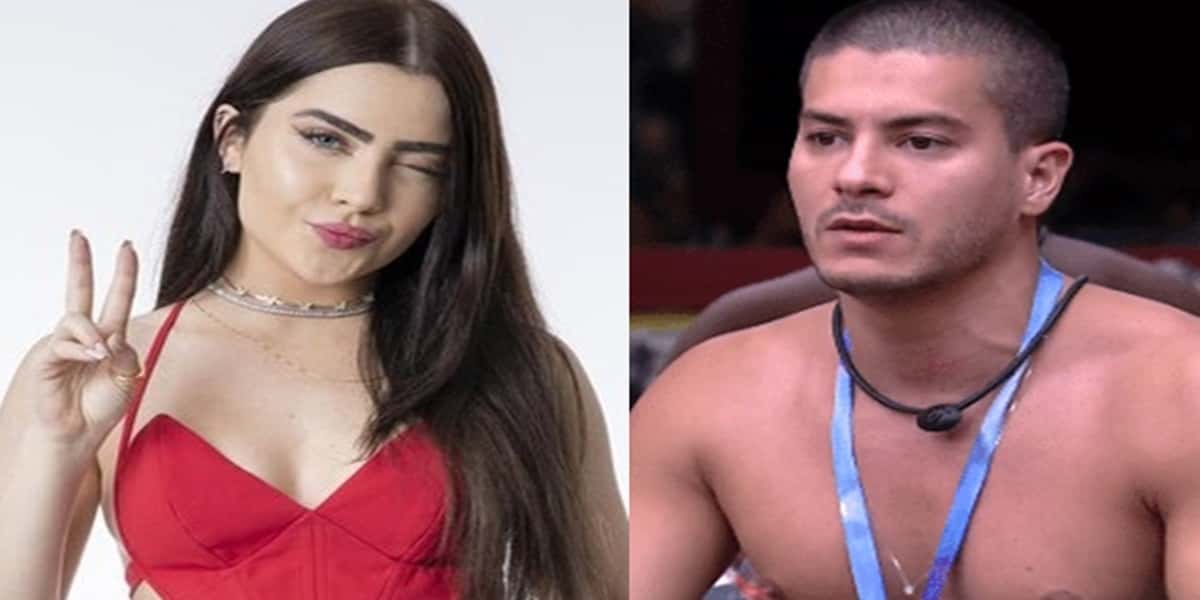 Jade Picon e Arthur Aguiar (Foto: montagem)