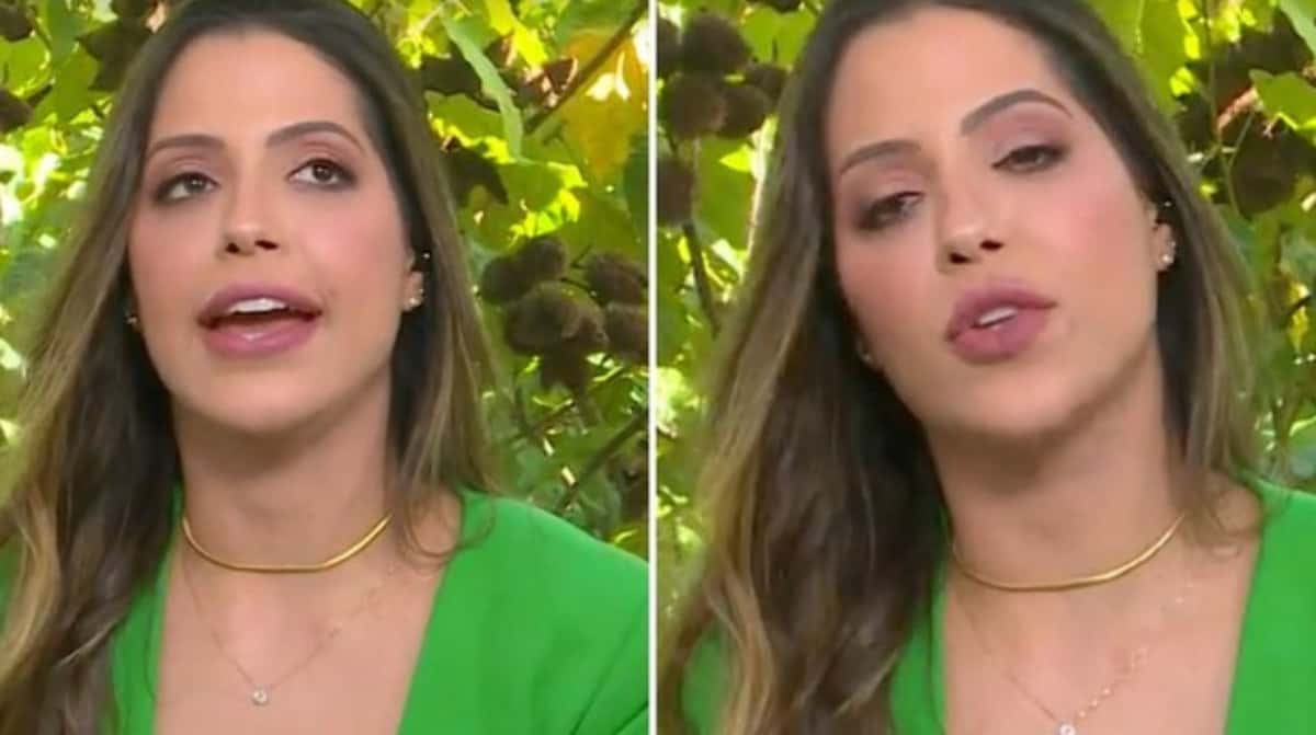 Escorraçada, Laís revela que foi enganada por Tadeu Schmidt: "Foi um choque" (Foto: Reprodução / Globoplay)