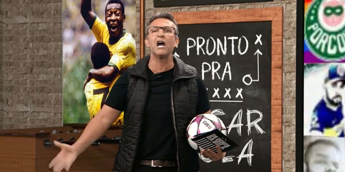 Neto em "Os Donos da Bola" (Reprodução/ Band)