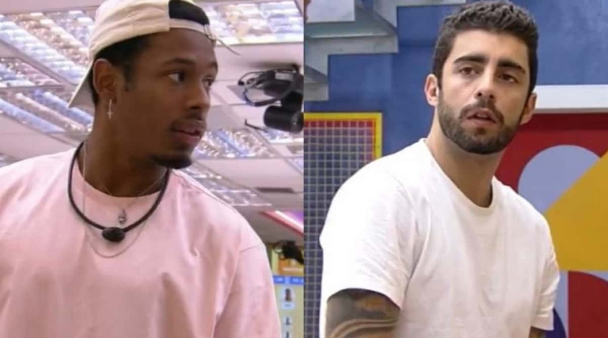 BBB22: Paulo André pergunta se Pedro Scooby "está em Nárnia" (Foto: Reprodução / Globoplay)