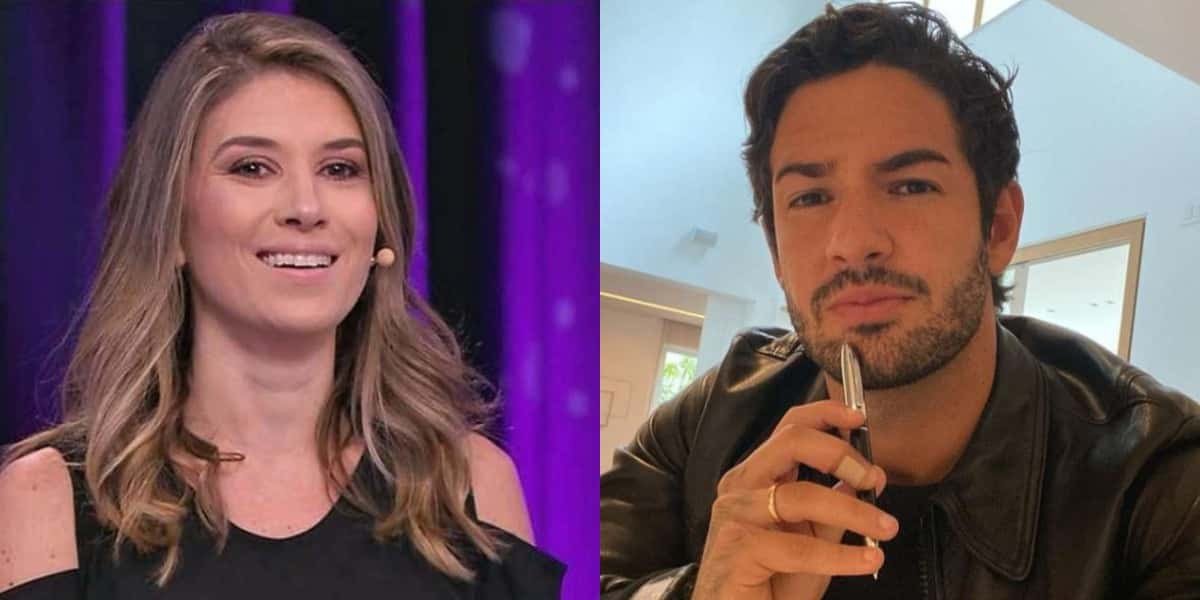 Alexandre Pato ao lado de Rebeca Abravanel (Foto: Reprodução)