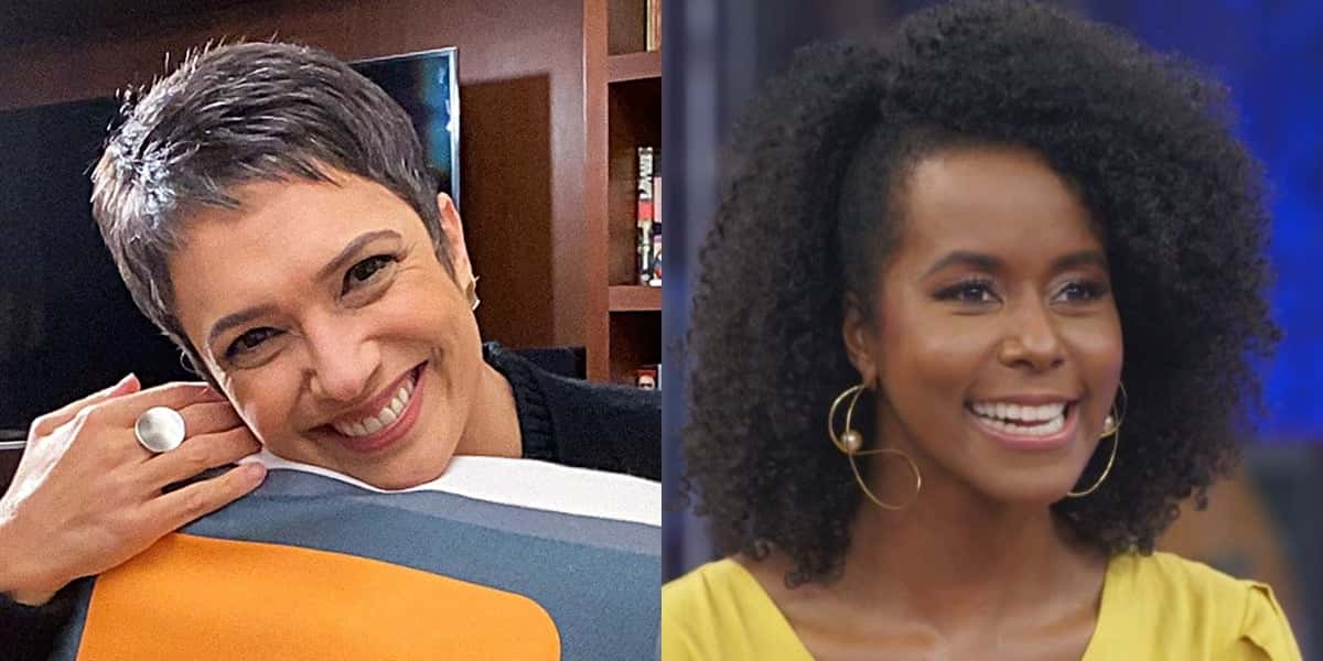 Sandra Annenberg e Maju Coutinho (Foto: Reprodução/TV Globo)
