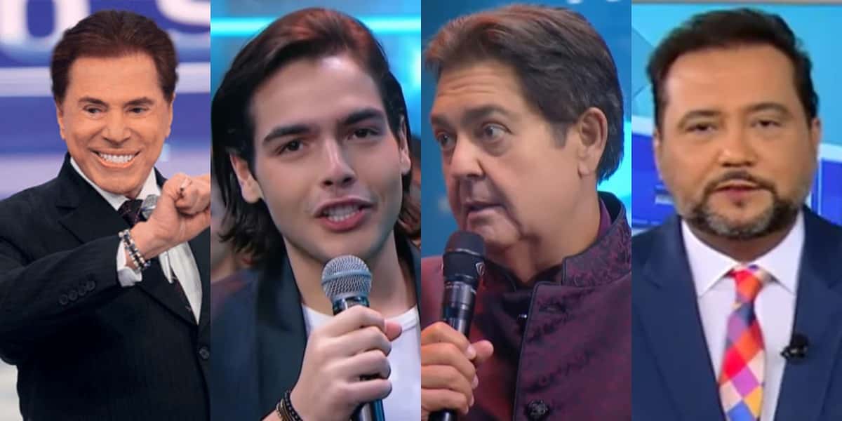 Silvio Santos, João Guilherme, filho de Faustão, e Geraldo Luís são destaques (Foto: Reprodução)