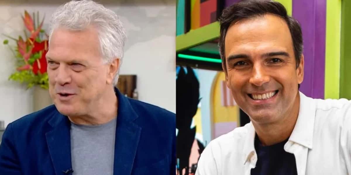 Tadeu Schmidt já até pediu desculpas pelos atrasos do BBB22 (Foto: Reprodução)