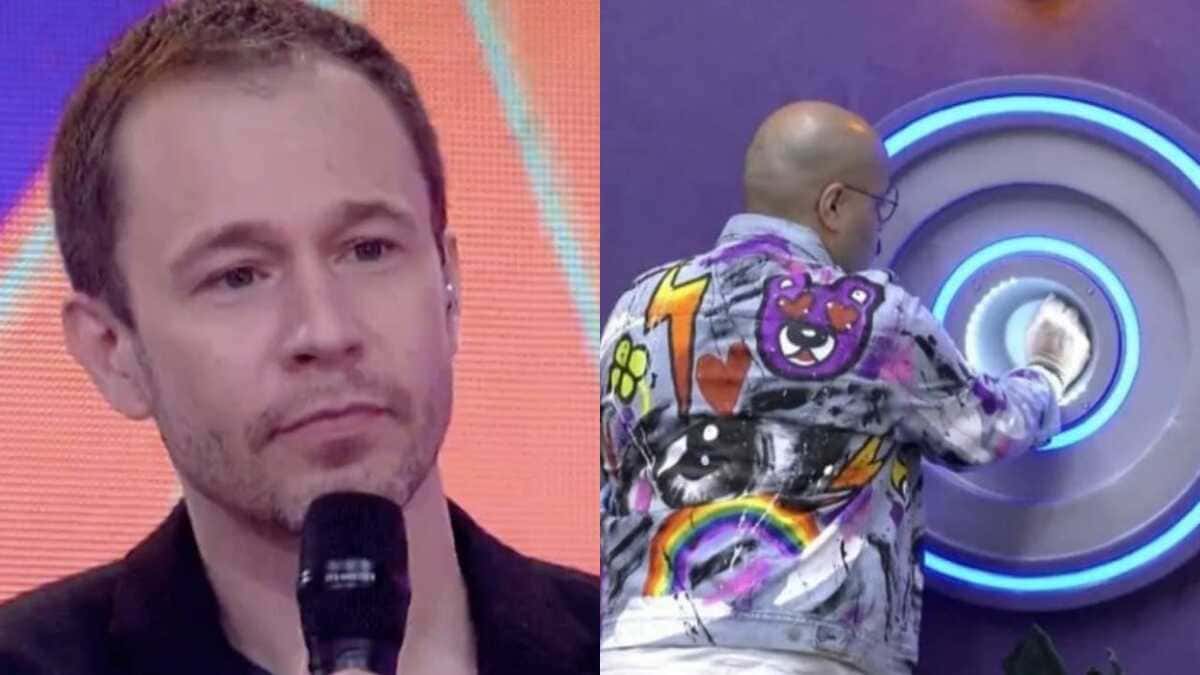 BBB22: Tiago Leifert fala sobre a desistência de Tiago Abravanel (Foto: Reprodução/Montagem)