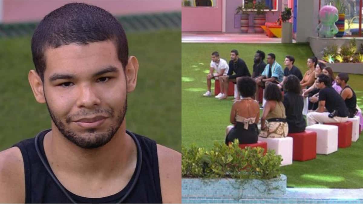 Vyni é alvo fácil na dinâmica do "Jogo da Discórdia" e acaba sendo apontado como 'figurante' pela maioria (Reprodução/ TV Globo)