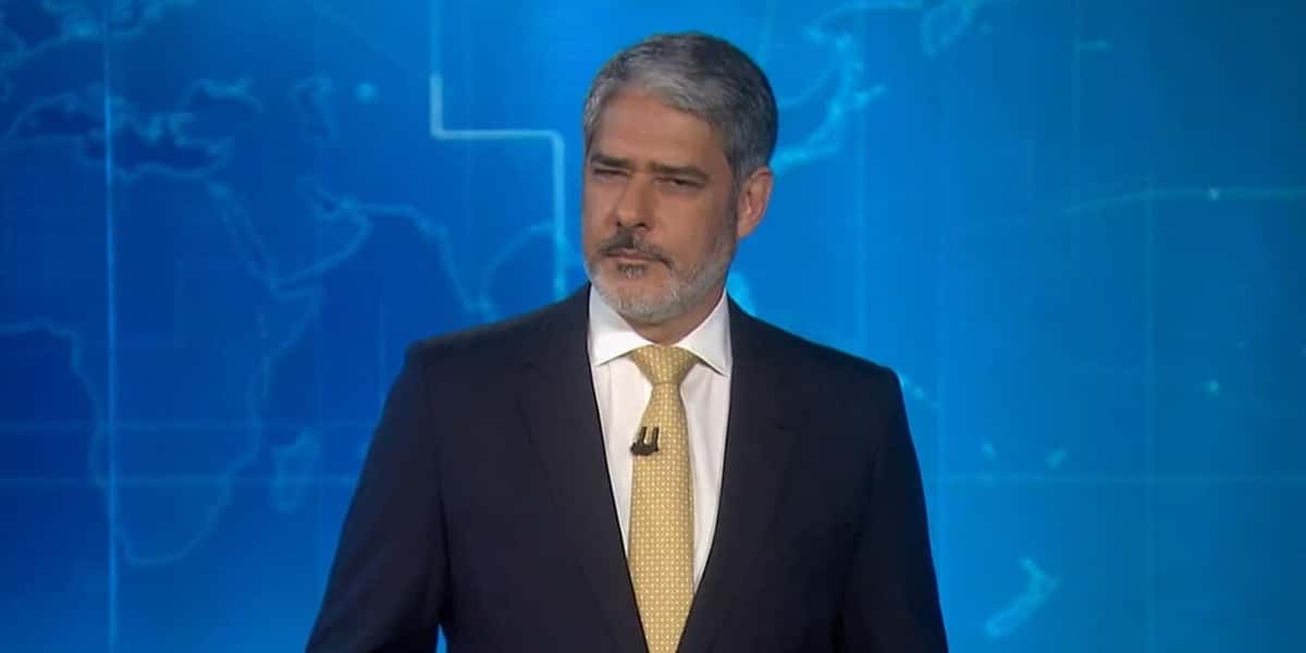 William Bonner no Jornal Nacional (Foto: Reprodução / TV Globo)