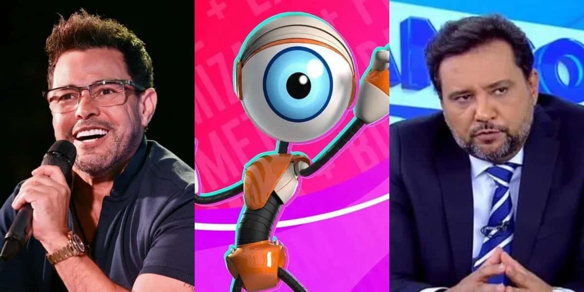 Zezé Di Camargo, participante BBB e Geraldo Luís são os destaques (Foto: Reprodução)