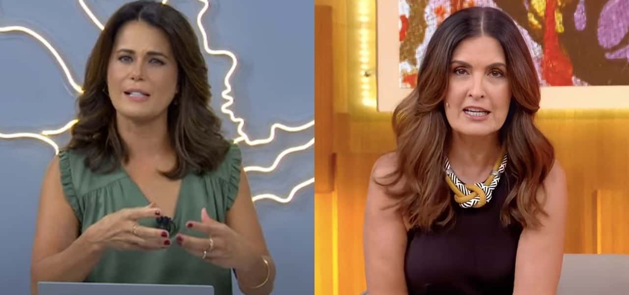Adriana Araújo e Fátima Bernardes- Foto: Montagem/TV Foco