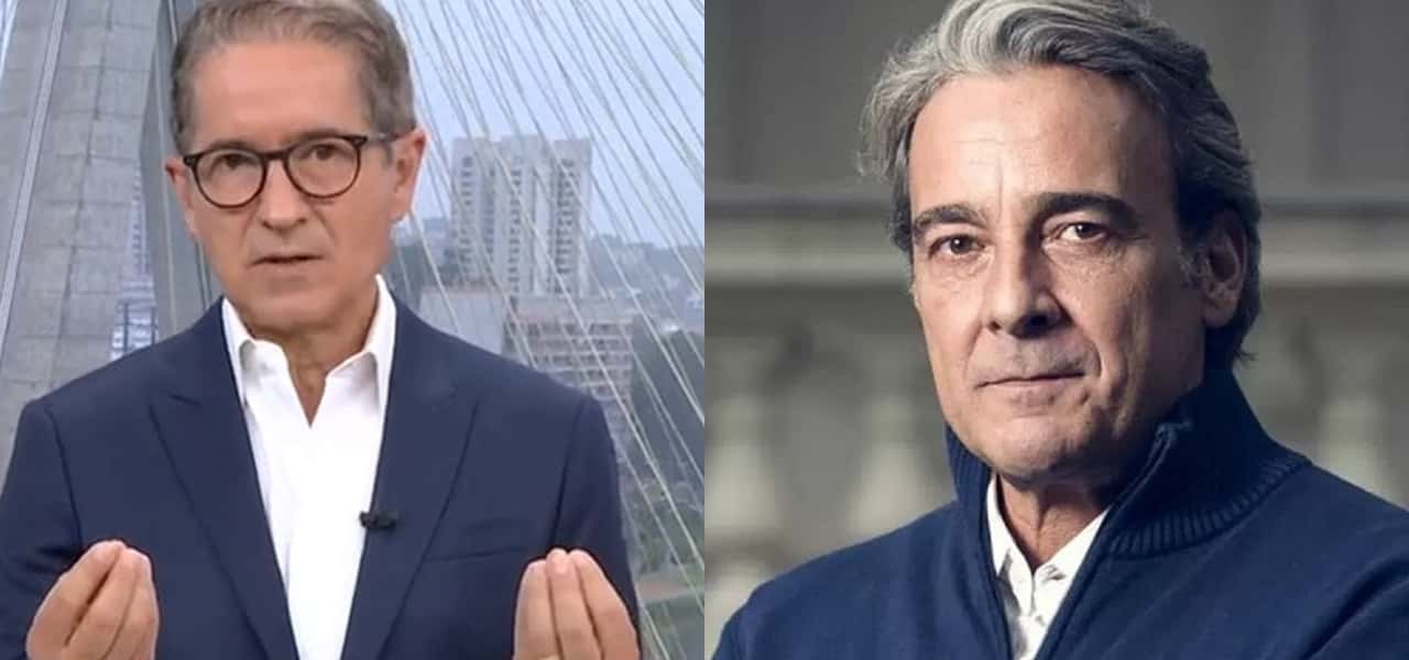 Carlos Tramontina parou o SP1 com a notícia de uma peça estrelada por Alexandre Borges- Foto: Montagem/TV Foco