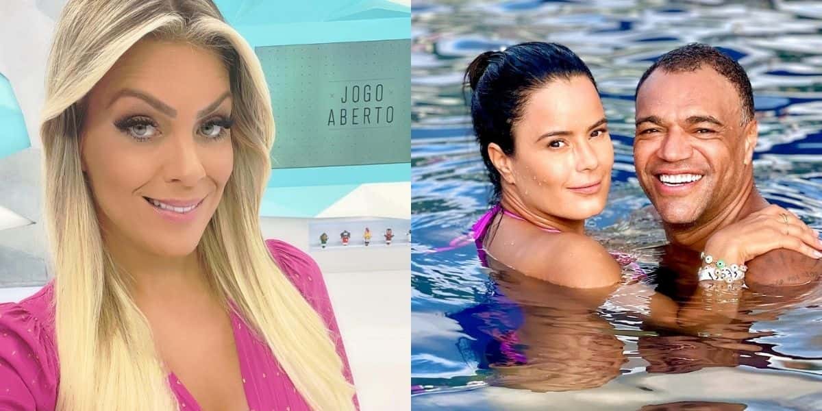 Renata Fan, Luciele Di Camargo e Denílson (Reprodução)