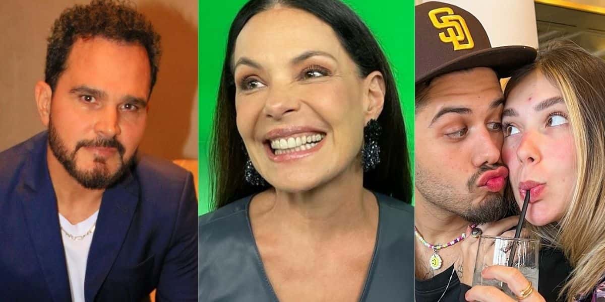 Luciano Camargo, Carolina Ferraz, Zé Felipe e Virgínia Fonseca (Reprodução)