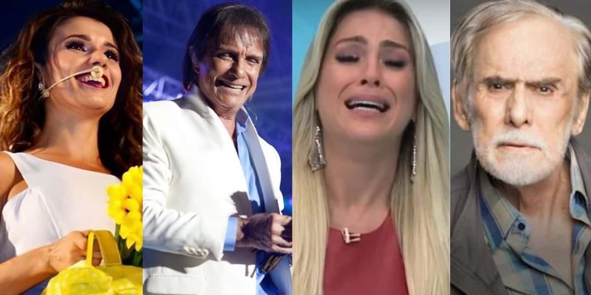 Paula Fernandes, Roberto Carlos, Renata Fan e Francisco Cuoco (Reprodução)