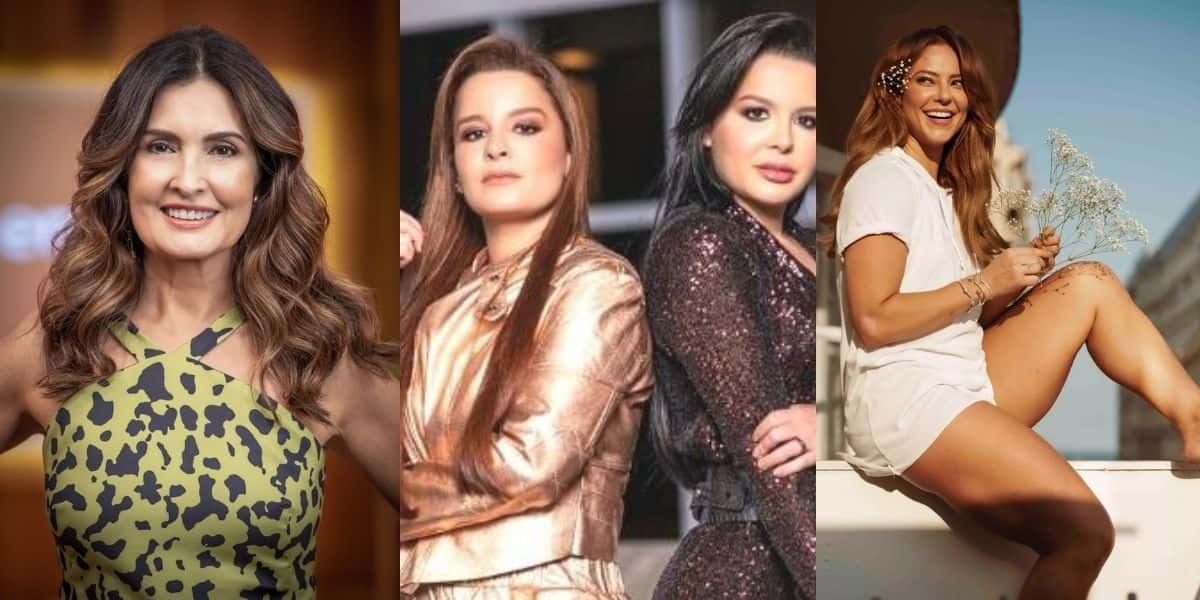 Fátima Bernardes, Paola Oliveira e Maiara e Maraisa movimentam a programação da Globo