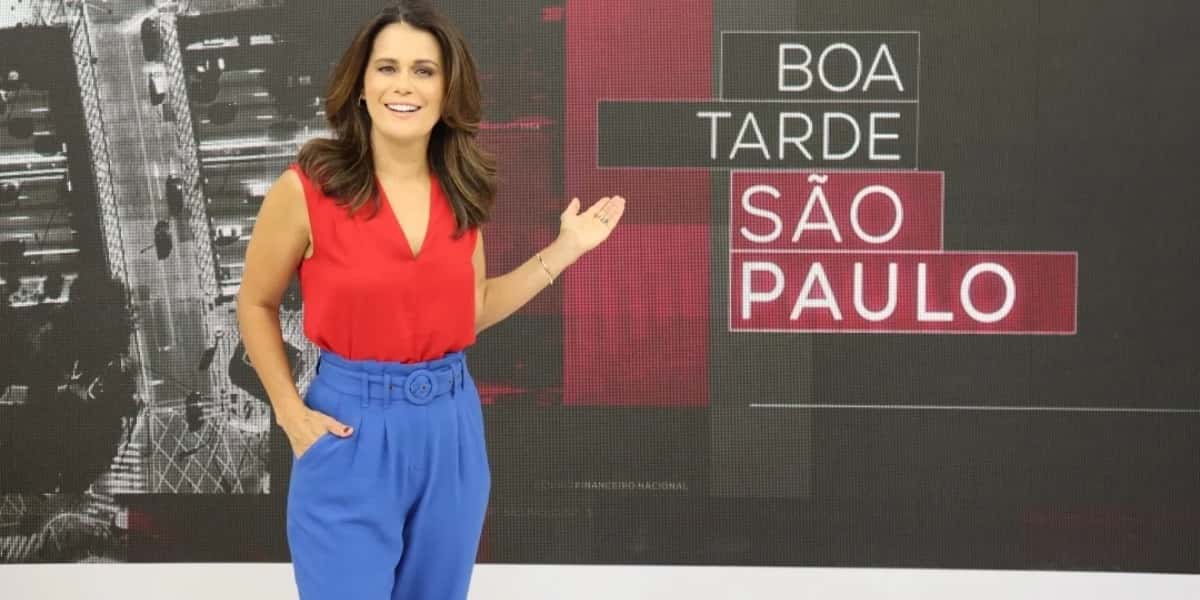 Adriana Araújo no Boa Tarde SP (Foto: Reprodução Band)