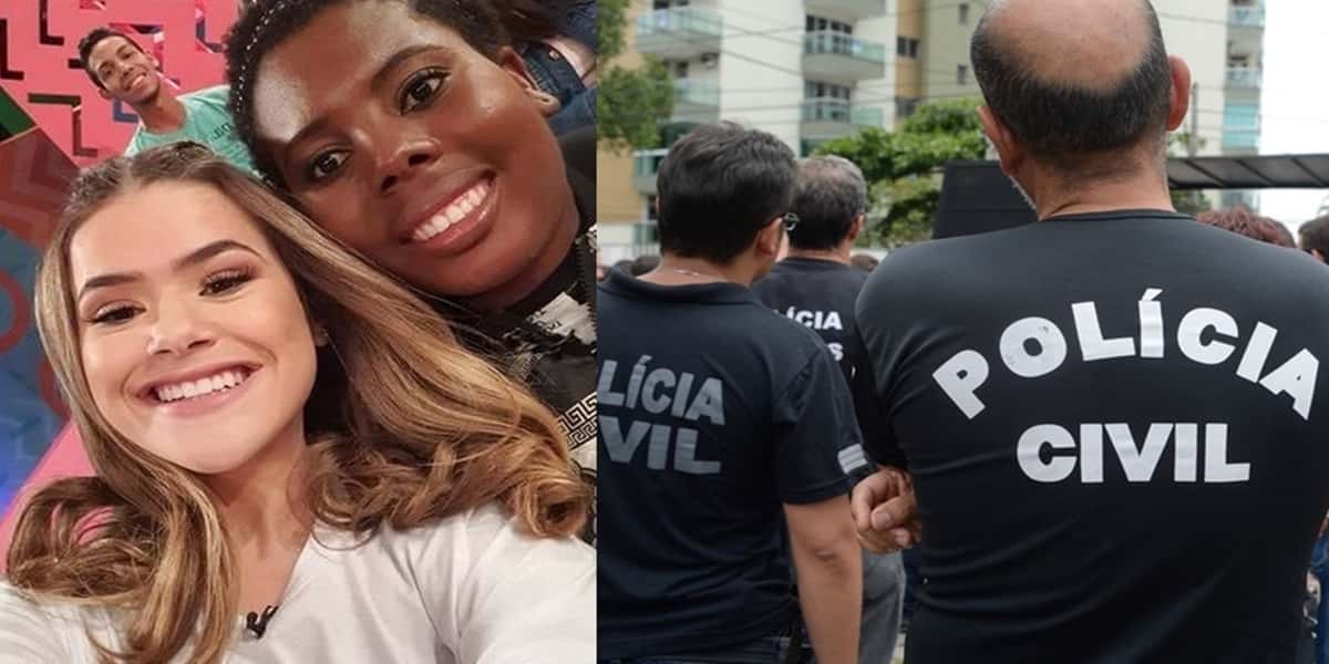 Aline Borel ao lado de Maísa (Foto: reprodução)