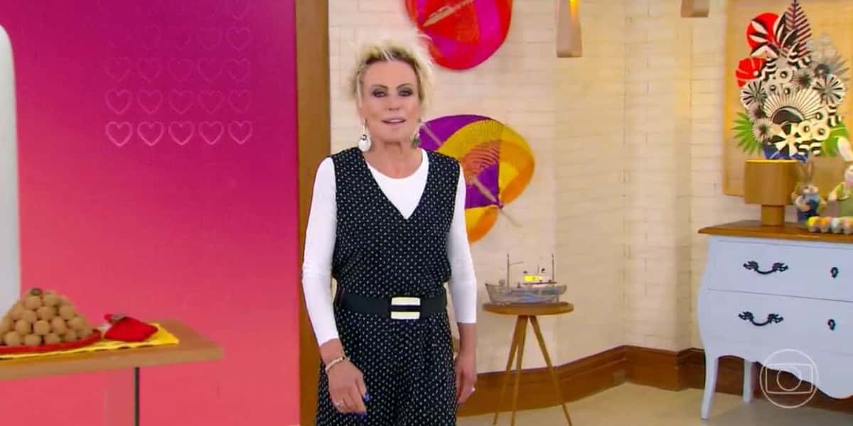 Ana Maria Braga no "Mais Você" (Foto: Reprodução/TV Globo)