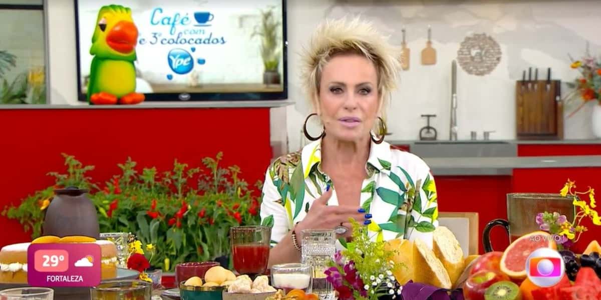 Ana Maria Braga se envolveu em polêmica no "Mais Você" (Foto: Reprodução/TV Globo)