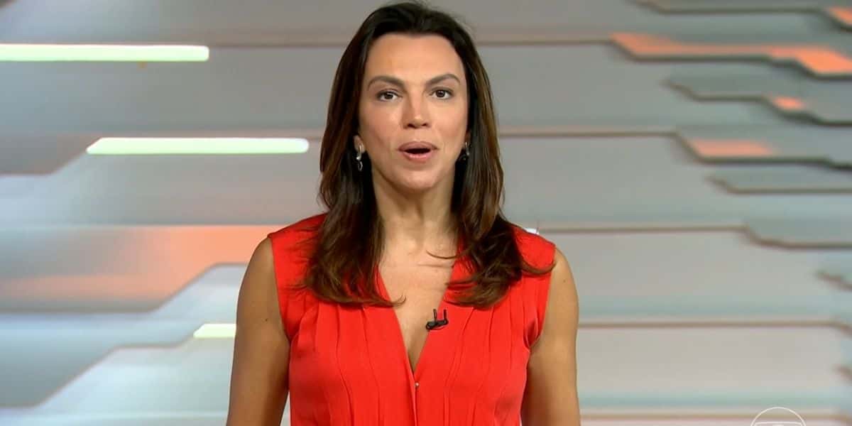 Ana Paula Araújo no "Bom Dia Brasil" (Foto: Reprodução/Globo)