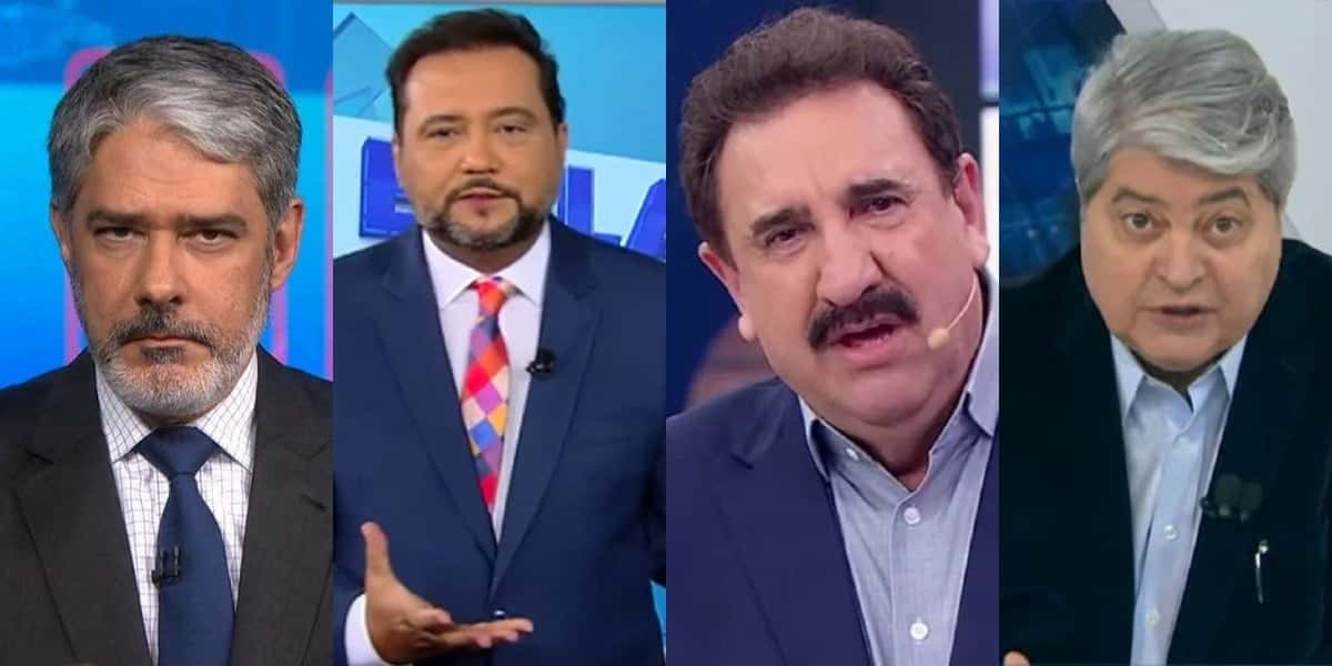 Globo, Record, SBT e Band - Foto: Reprodução