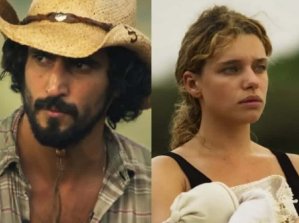 De fato, o casamento de José Leôncio e Madeleine já começa com atritos em ‘Pantanal’ (Foto: Reprodução / Globo)