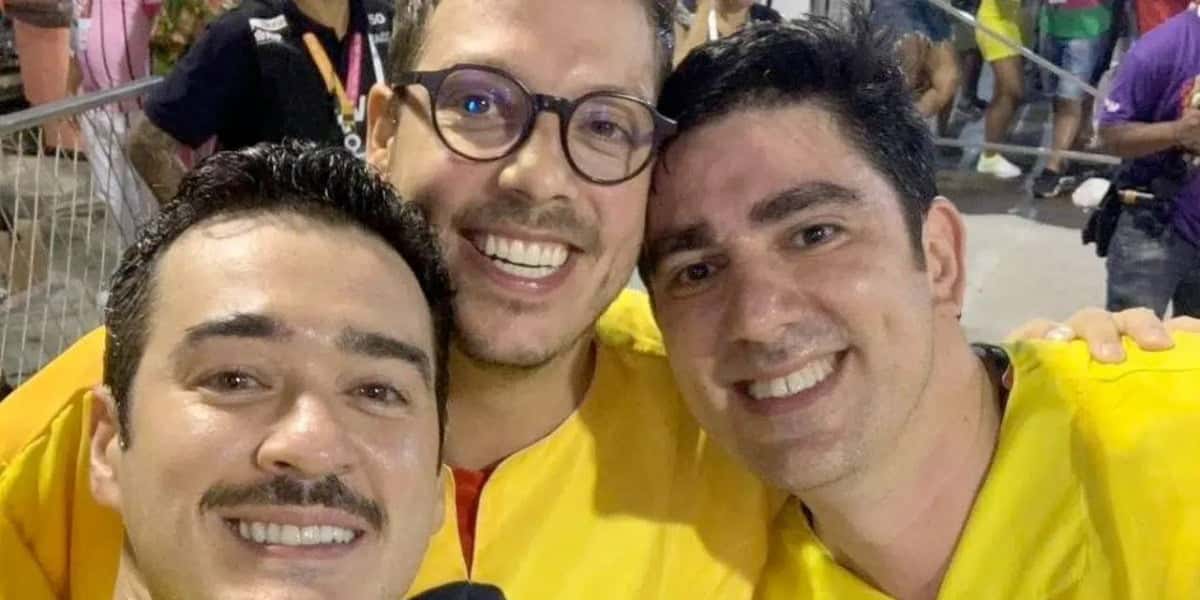 Marcos Veras, Fábio Porchat e Marcelo Adnet (Foto: Reprodução)