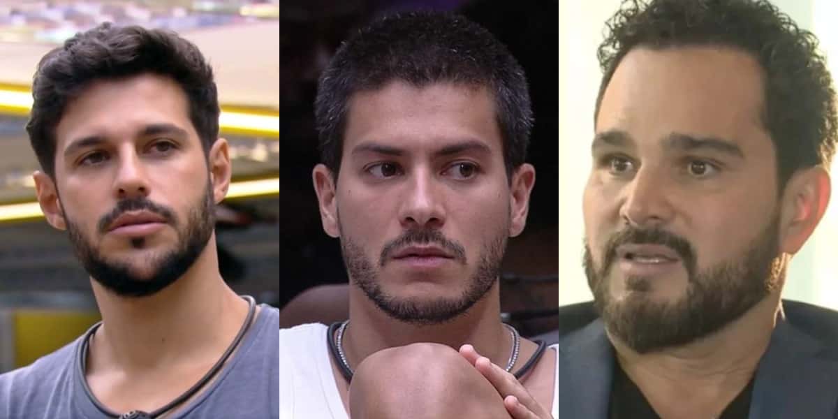 Rodrigo Mussi, Arthur Aguiar e Luciano Camargo deram o que falar (Foto: Reprodução)