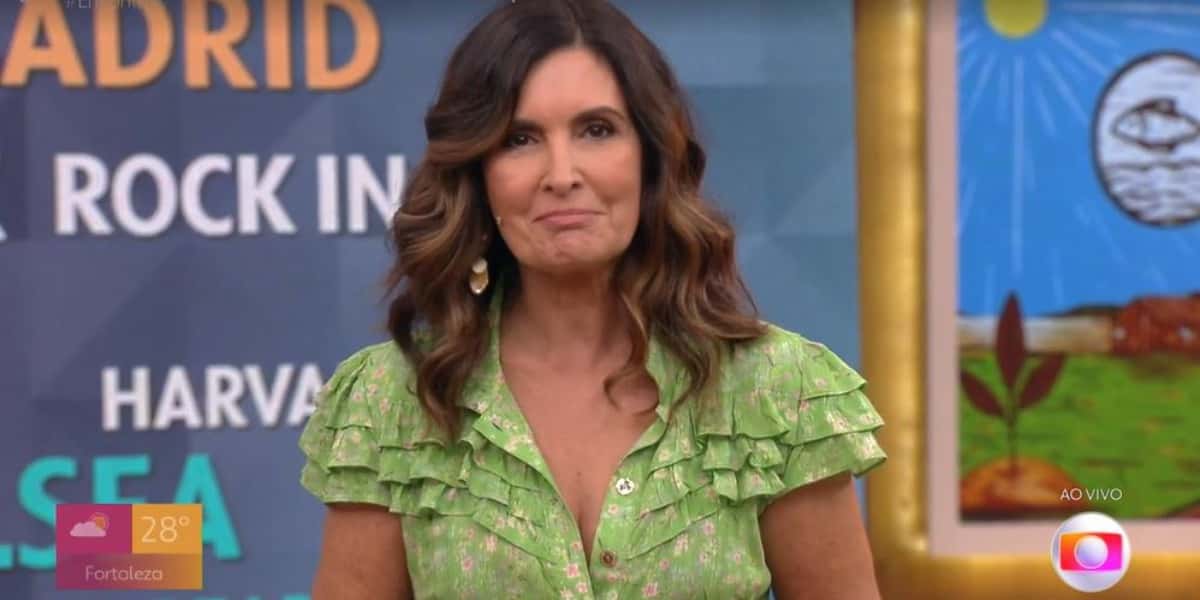 Fátima Bernardes no "Encontro" (Foto: Reprodução/TV Globo)