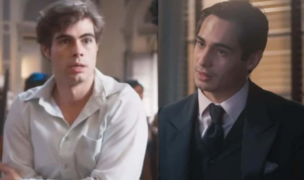 Joaquim (Danilo Mesquita) e Davi/Rafael (Rafael Vitti) em 'Além da Ilusão' (Foto: Reprodução / Globo)