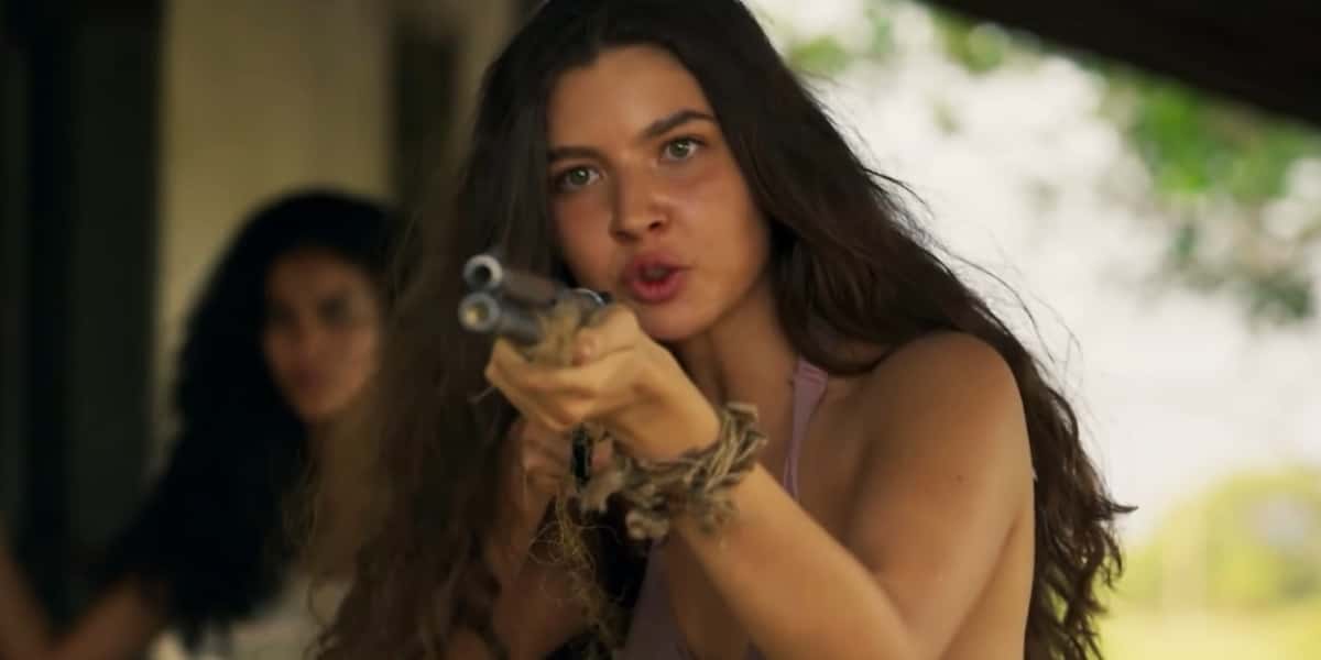 Juma ameaça matar Jove em Pantanal (Foto: Reprodução/Globo)